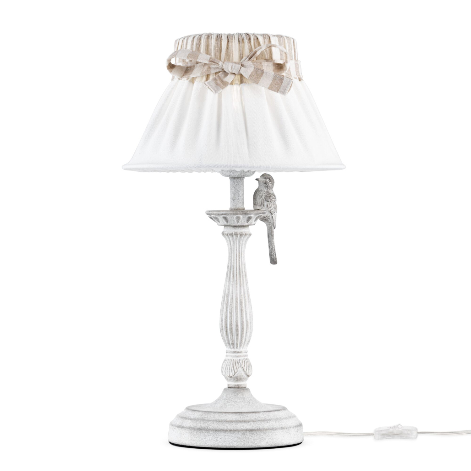 Maytoni Classic Bird Настольный светильник цвет: белый ARM013-11-W