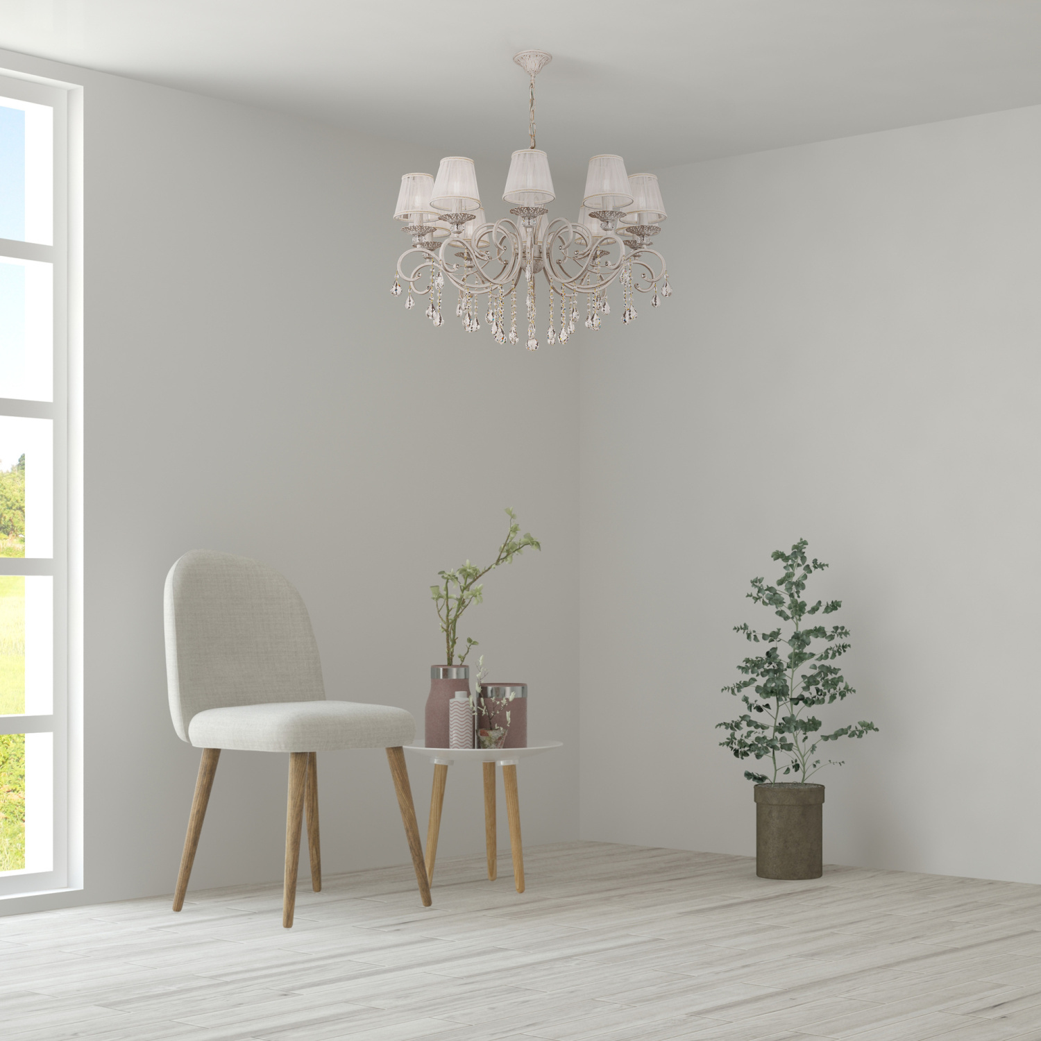 Maytoni Classic Grace Люстра цвет: белый ARM247-10-G