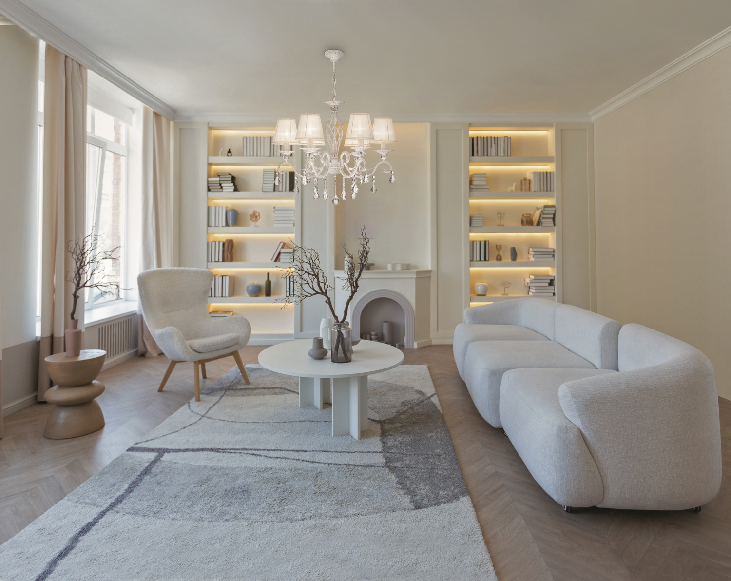 Maytoni Classic Grace Люстра цвет: белый ARM247-06-G