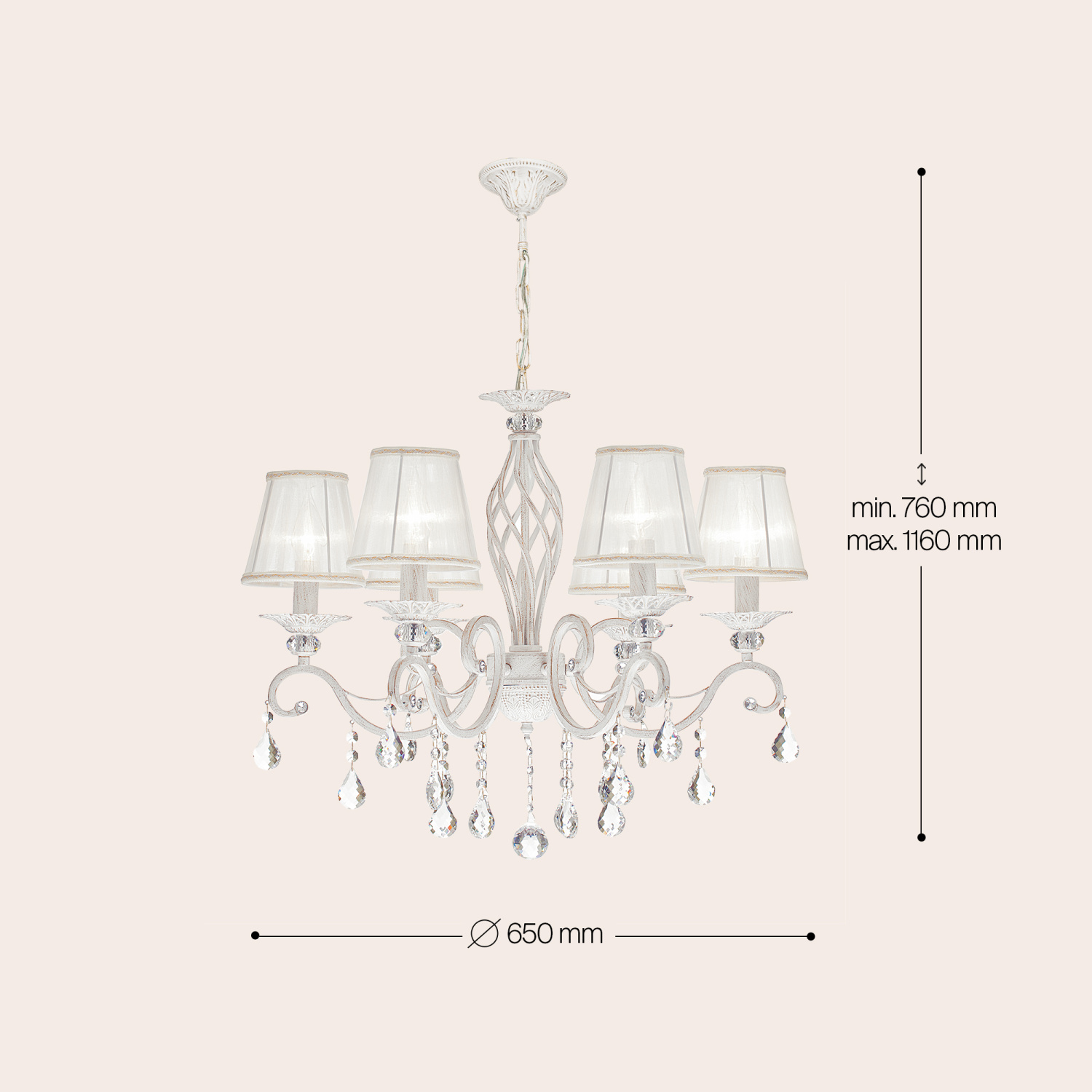 Maytoni Classic Grace Люстра цвет: белый ARM247-06-G