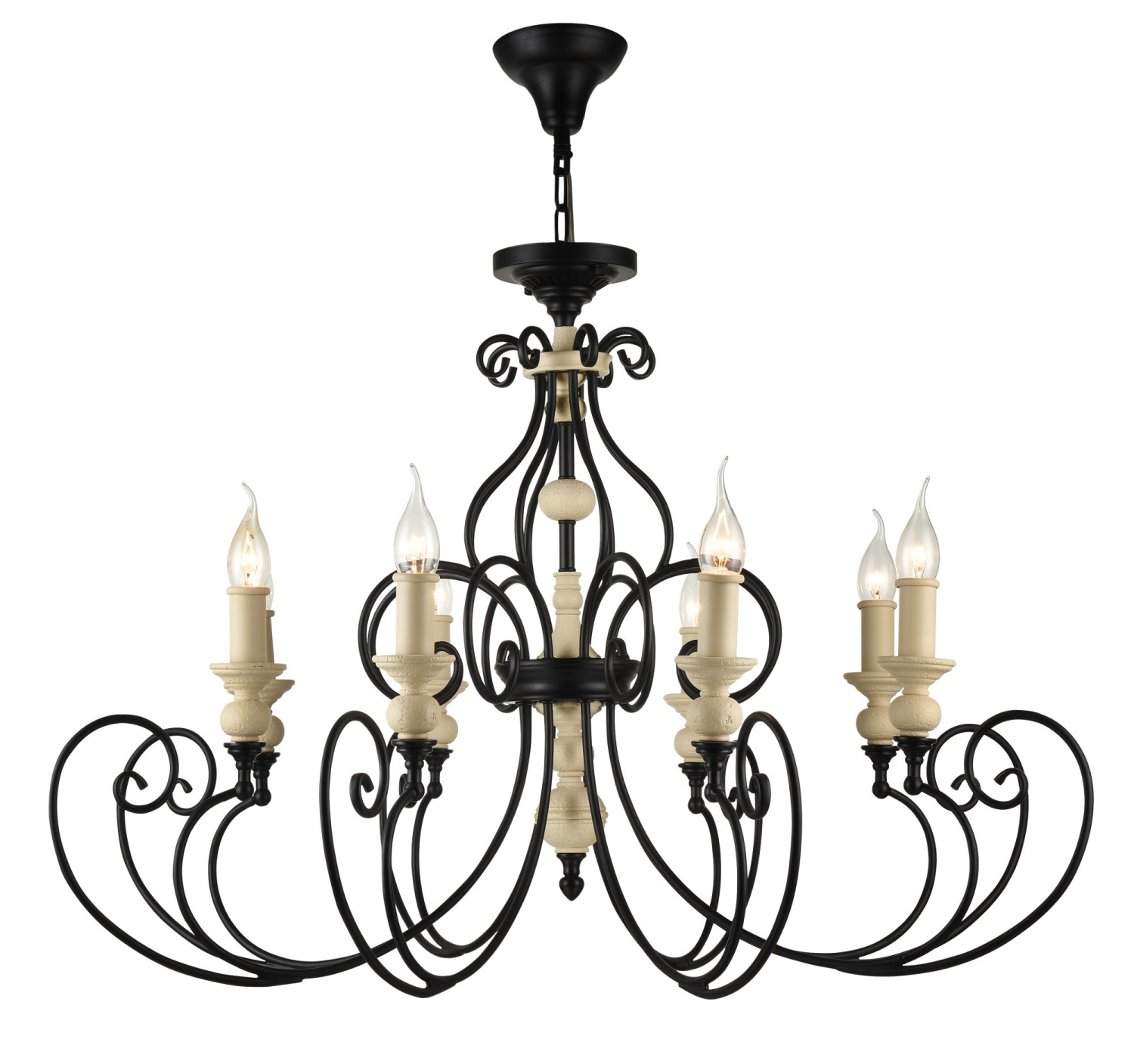 Maytoni Classic Karina Люстра цвет: черный H631-PL-08-B