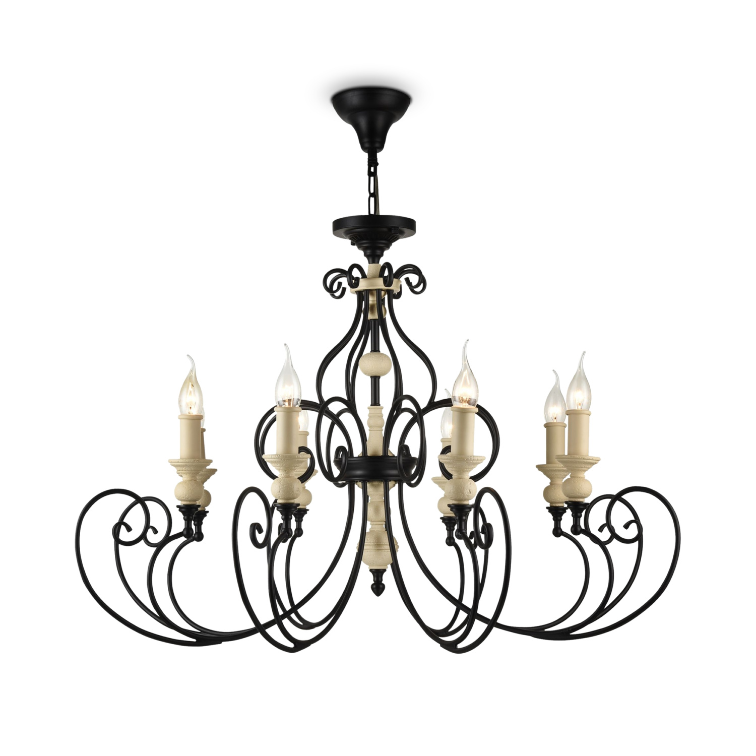 Maytoni Classic Karina Люстра цвет: черный H631-PL-08-B