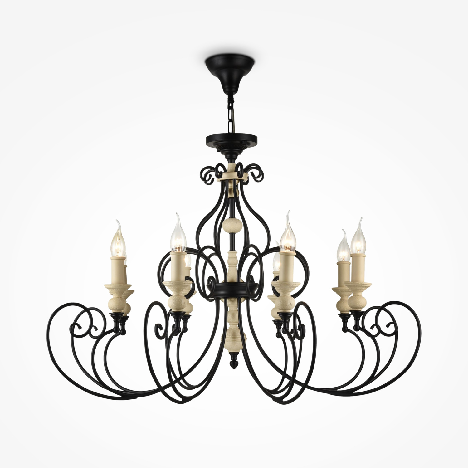 Maytoni Classic Karina Люстра цвет: черный H631-PL-08-B