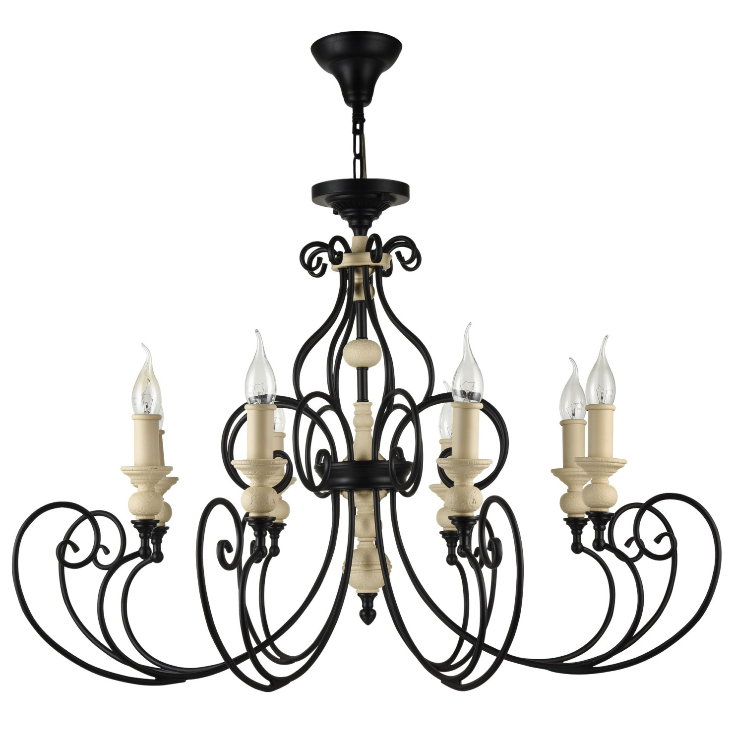 Maytoni Classic Karina Люстра цвет: черный H631-PL-08-B