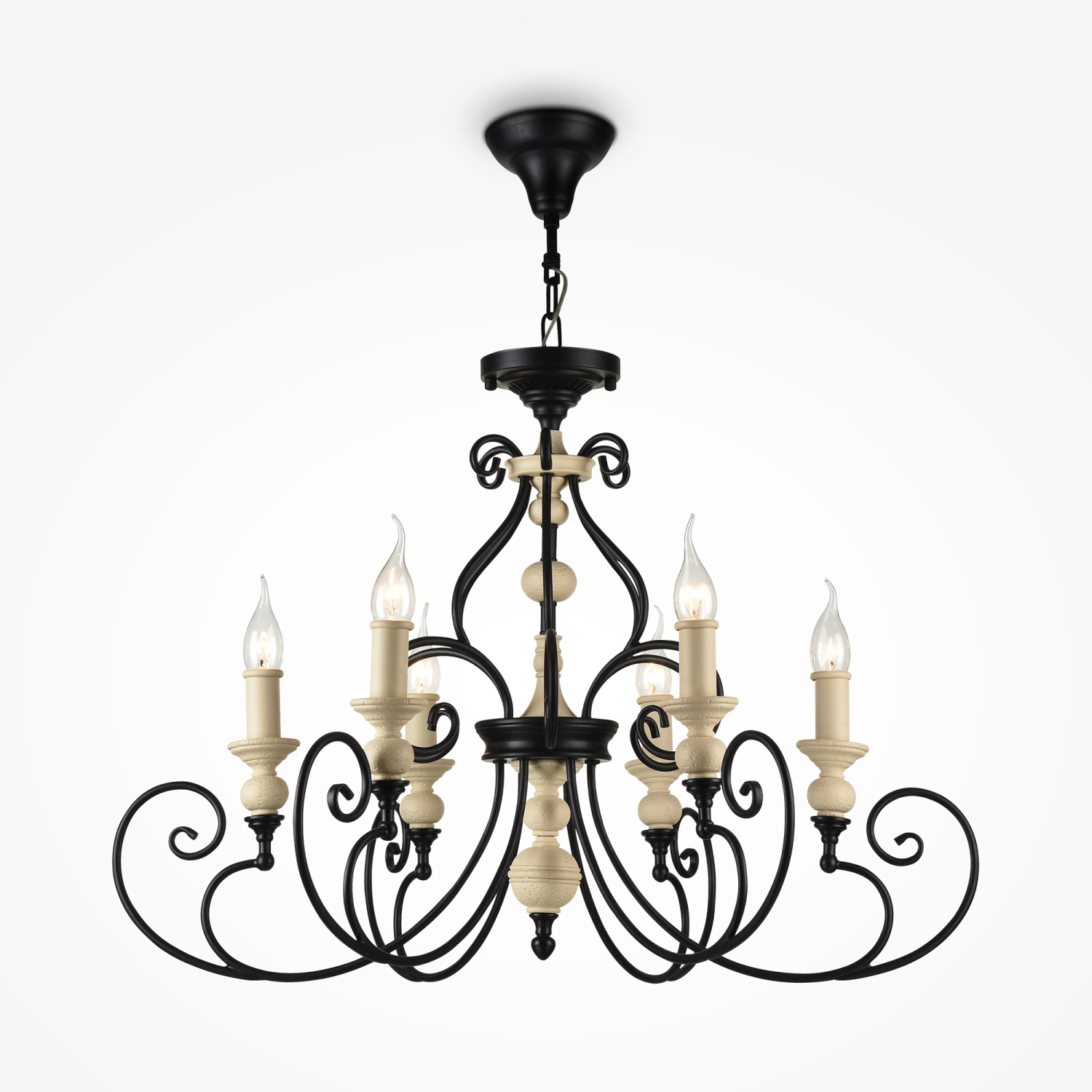 Maytoni Classic Karina Люстра цвет: черный H631-PL-06-B