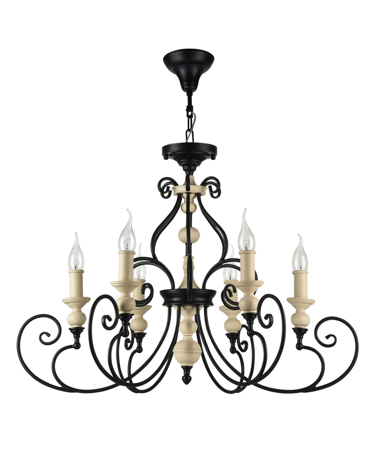 Maytoni Classic Karina Люстра цвет: черный H631-PL-06-B