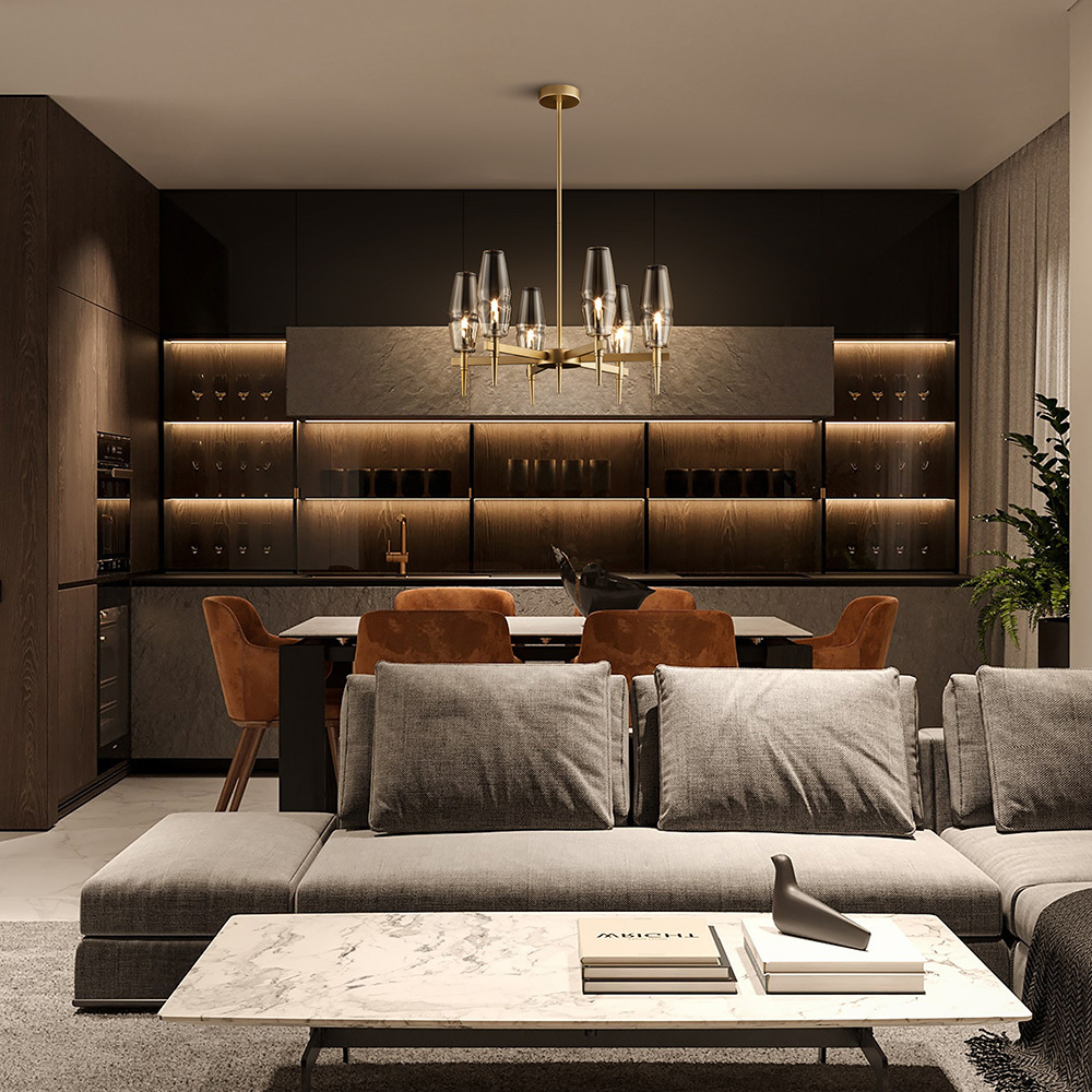 Maytoni Classic Lita Люстра цвет: золото H002PL-06G