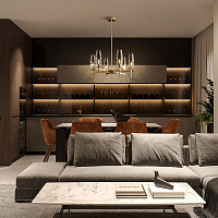 Maytoni Classic Lita Люстра цвет: золото H002PL-06G