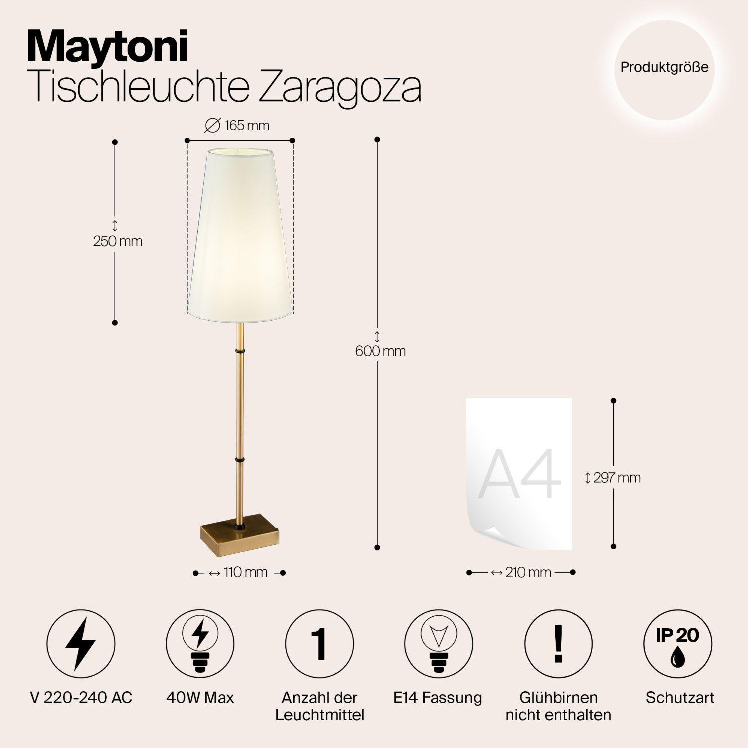 Maytoni Classic Zaragoza Люстра цвет: латунь H001CL-05BS