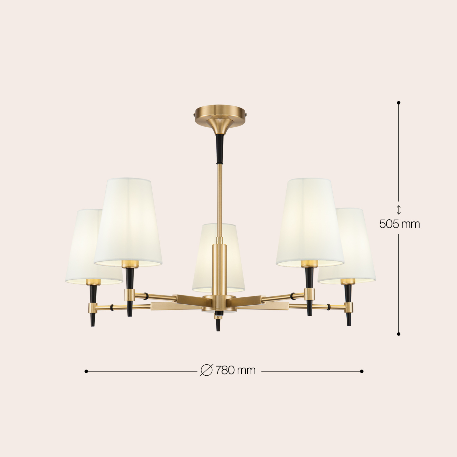 Maytoni Classic Zaragoza Люстра цвет: латунь H001CL-05BS