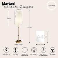 Maytoni Classic Zaragoza Люстра цвет: латунь H001CL-05BS