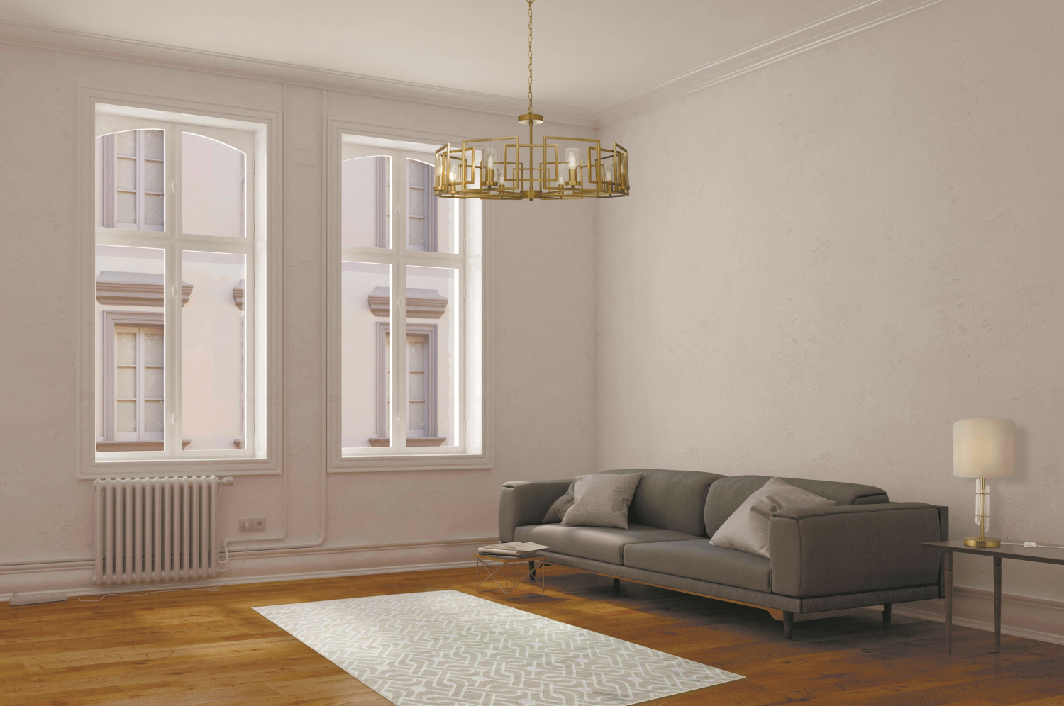 Maytoni Classic Bowi Подвесной светильник цвет: золото H009PL-08G