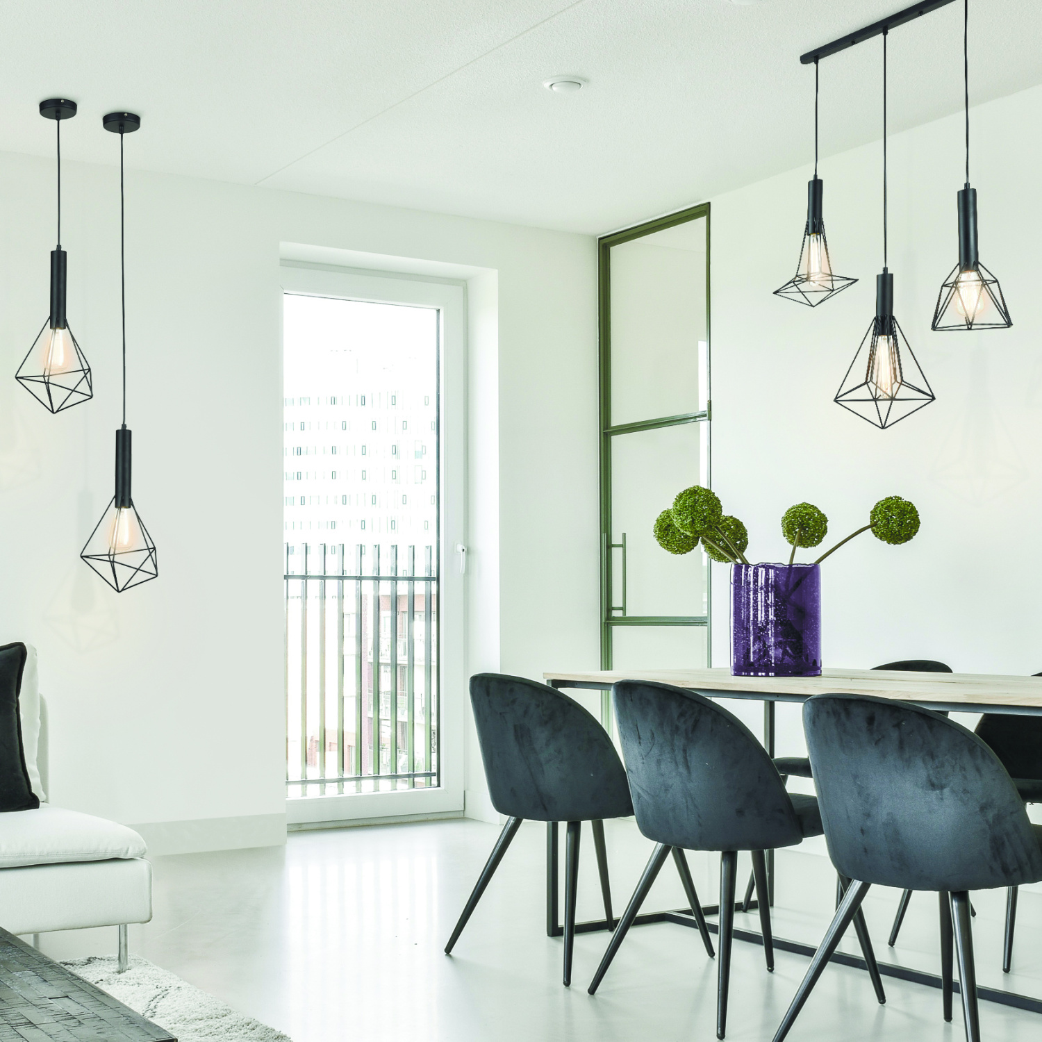 Maytoni Loft Spider Подвесной светильник цвет: черный T021-03-B