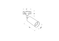 Maytoni Technical Focus Трековый светильник цвет: черный TR028-3-GU10-MG