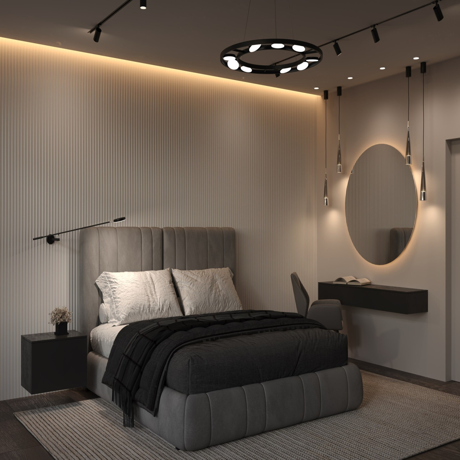 Maytoni Modern Fad Подвесной светильник цвет: черный MOD070PL-L63B3K