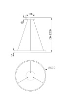 Maytoni Modern Rim Подвесной светильник цвет: белый MOD058PL-L32W4K
