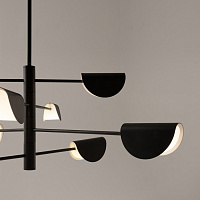 Maytoni Modern Mollis Люстра цвет: черный MOD126PL-08B