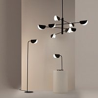 Maytoni Modern Mollis Люстра цвет: черный MOD126PL-08B