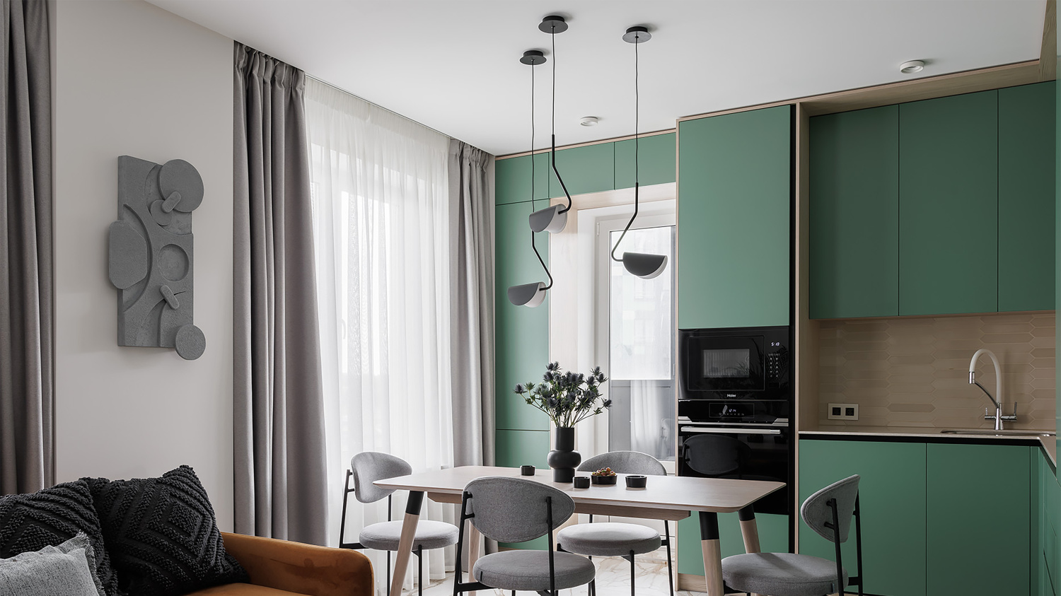 Maytoni Modern Mollis Подвесной светильник цвет: черный MOD126PL-01B