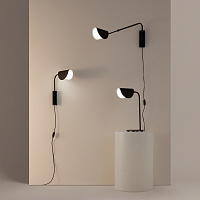 Maytoni Modern Mollis Настенный светильник (бра) цвет: черный MOD126WL-01B