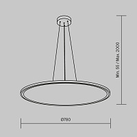 Maytoni Modern Cosmos Подвесной светильник цвет: белый MOD057PL-L78W4K