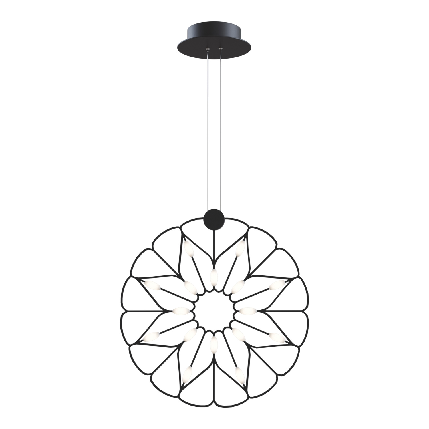 Maytoni Modern Volare Подвесной светильник цвет: черный MOD037PL-L16B