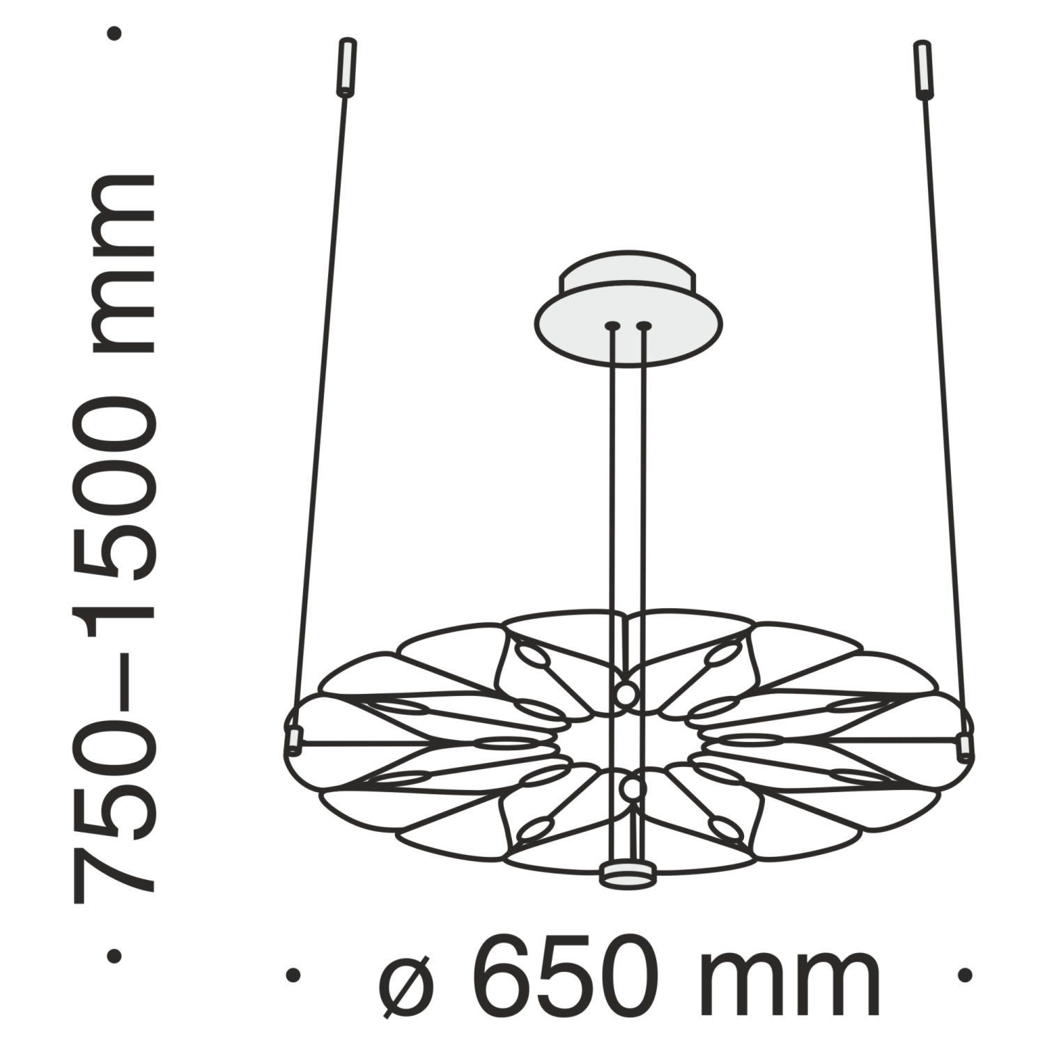 Maytoni Modern Volare Подвесной светильник цвет: черный MOD037PL-L16B