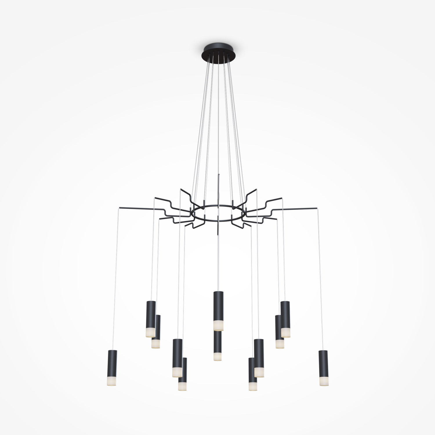 Maytoni Modern Davida Подвесной светильник цвет: черный MOD035PL-12B