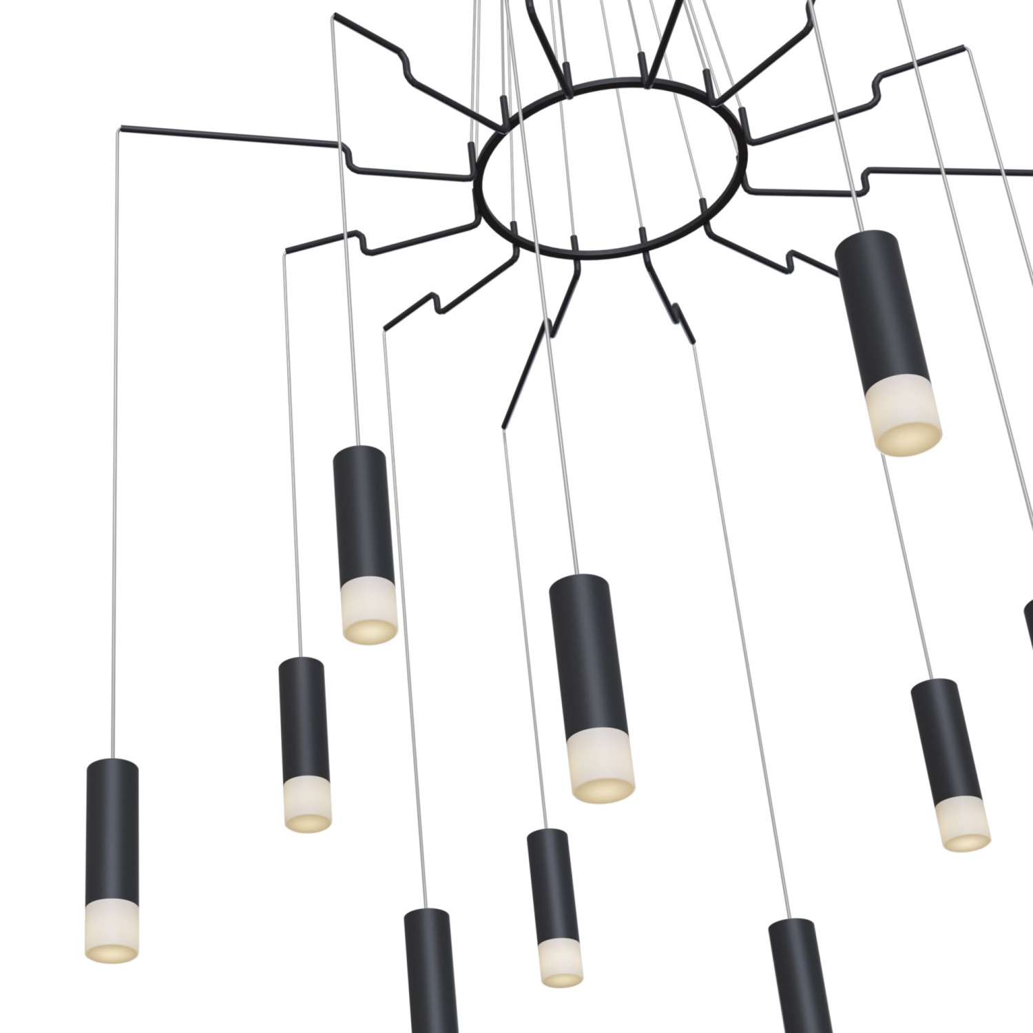 Maytoni Modern Davida Подвесной светильник цвет: черный MOD035PL-12B