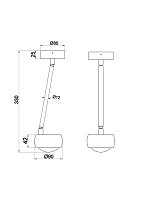 Maytoni Technical Lens Потолочный светильник цвет: белый MOD072CL-L8W3K