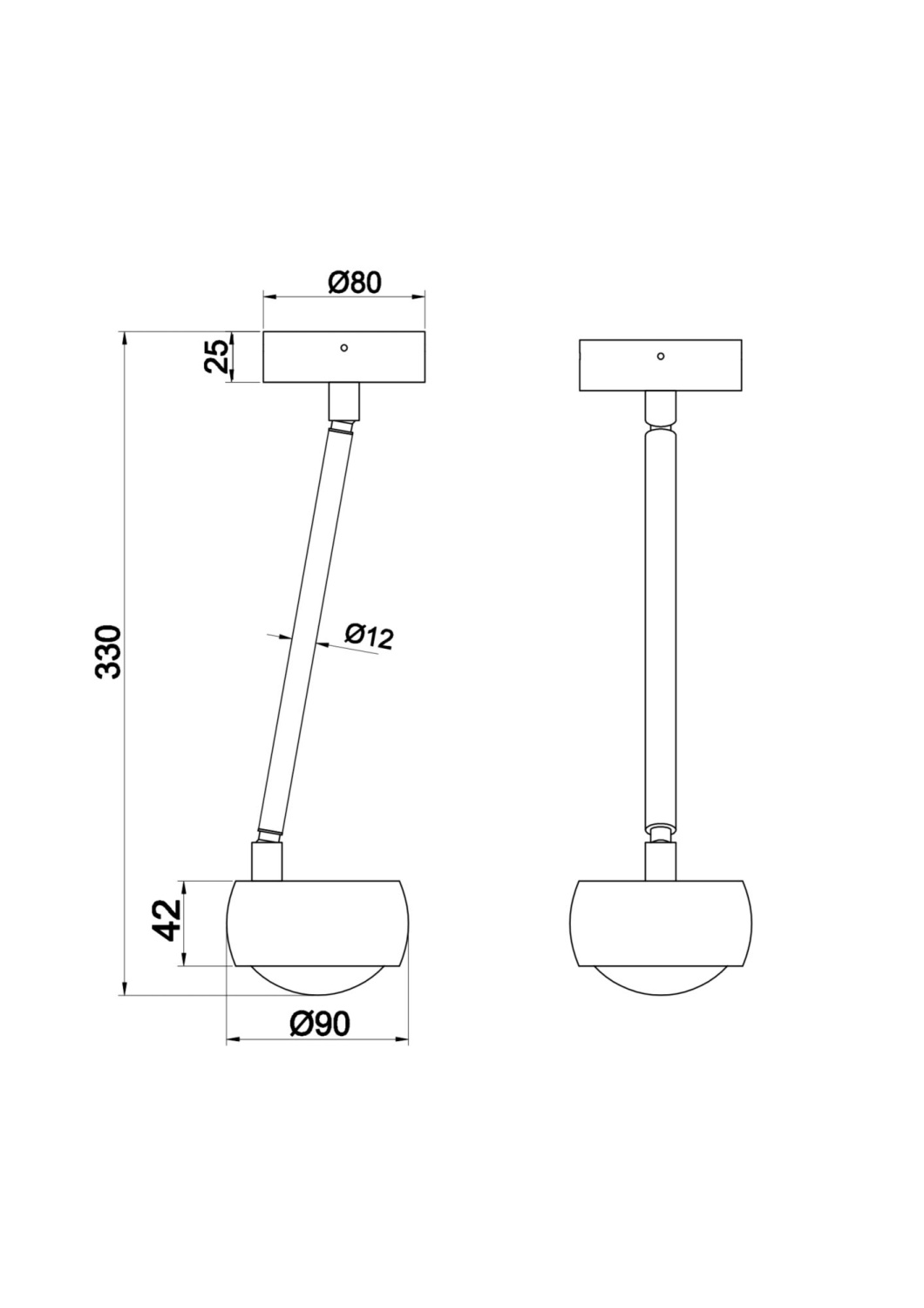 Maytoni Technical Lens Потолочный светильник цвет: черный MOD072CL-L8B3K