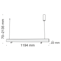 Maytoni Technical Puntero Подвесной светильник цвет: белый P068PL-L27W4K