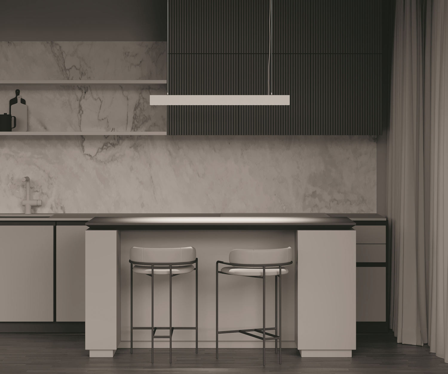 Maytoni Technical Points Подвесной светильник цвет: белый P050PL-L40W4K