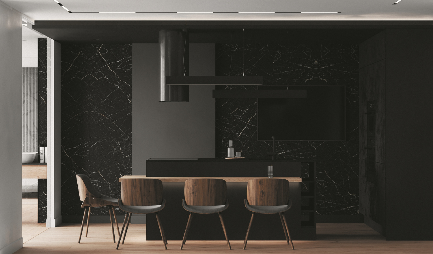 Maytoni Technical BASIS Подвесной светильник цвет: черный P051PL-L40B4K