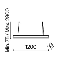Maytoni Technical BASIS Подвесной светильник цвет: черный P051PL-L40B4K