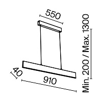 Maytoni Technical Step Подвесной светильник цвет: белый P010PL-L23W4K