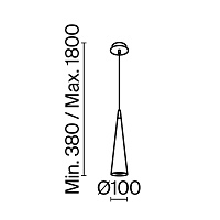 Maytoni Technical Nevill Подвесной светильник цвет: черный P318PL-01B