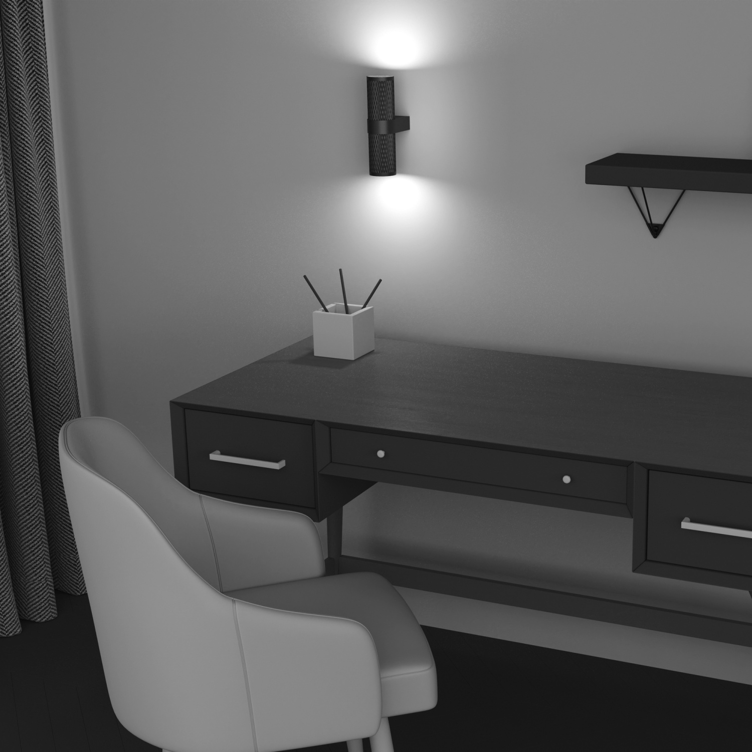 Maytoni Technical Focus Design Настенный светильник (бра) цвет: черный C069WL-02B