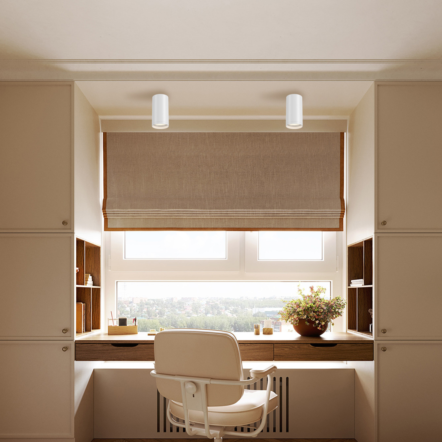 Maytoni Technical FOCUS S Потолочный светильник цвет: белый C052CL-01W