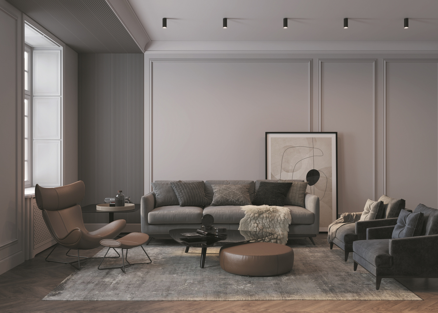 Maytoni Technical FOCUS S Потолочный светильник цвет: черный C052CL-01B
