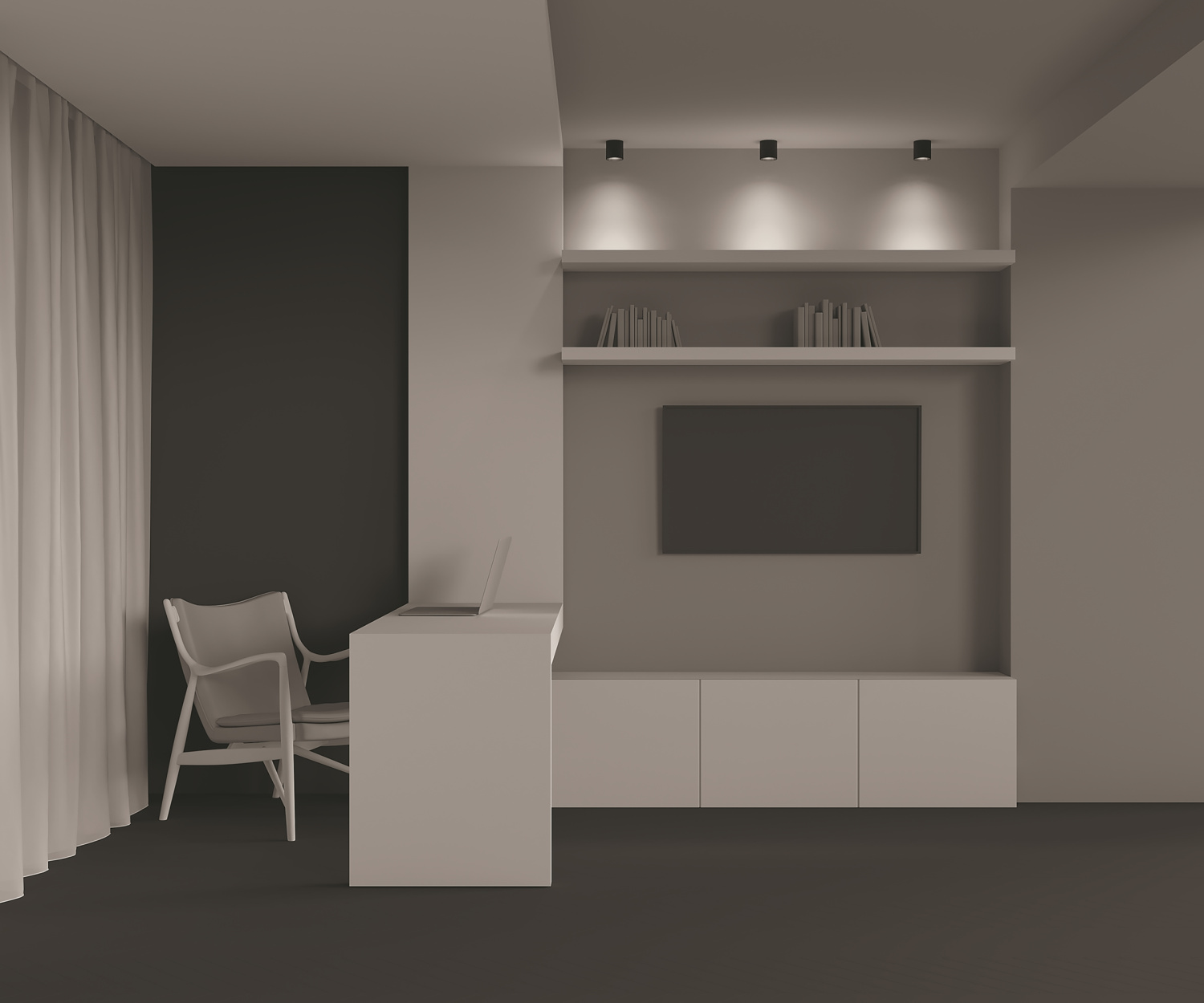 Maytoni Technical Alfa LED Потолочный светильник цвет: черный C064CL-L12B3K