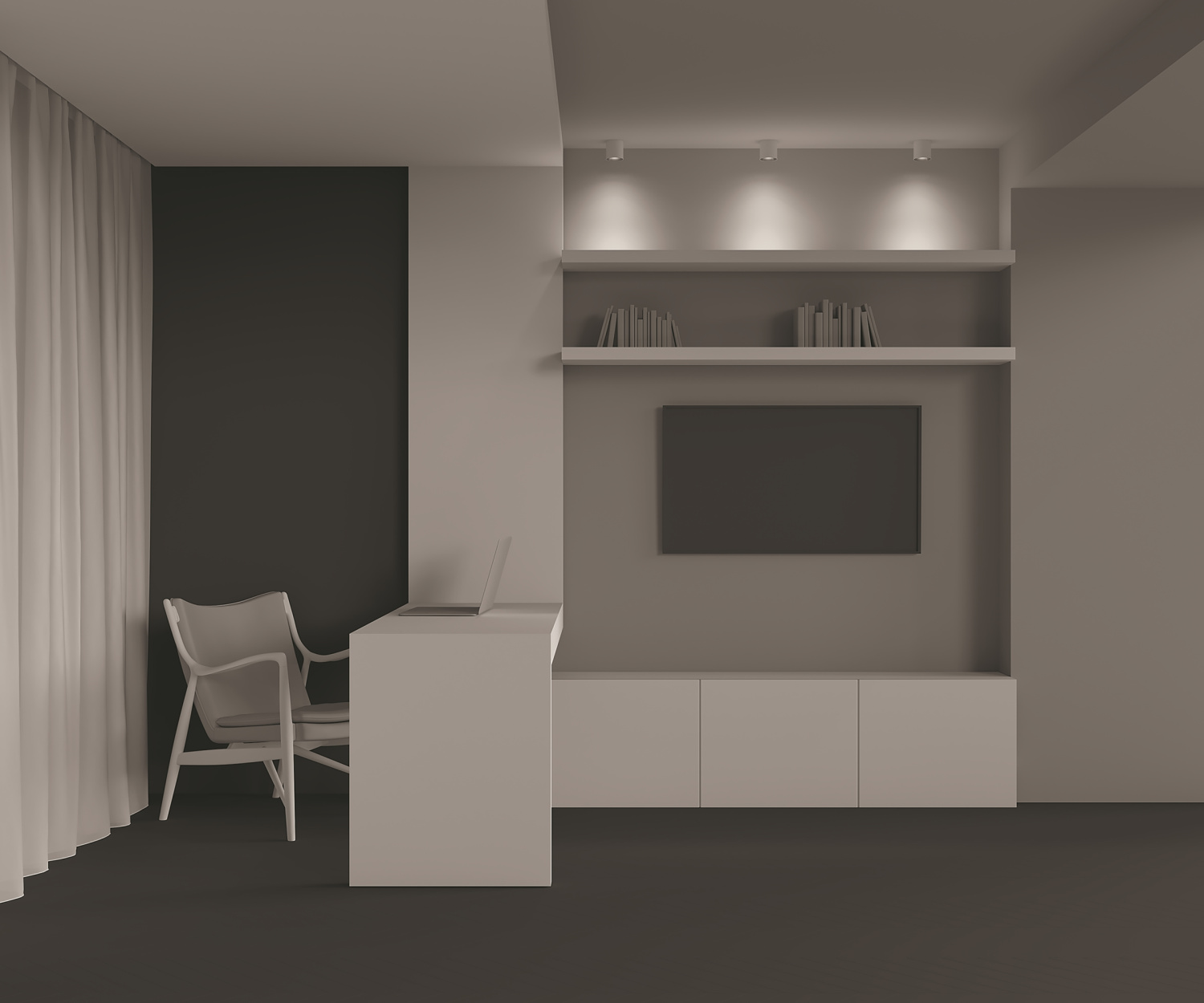 Maytoni Technical Alfa LED Потолочный светильник цвет: бело-черный C064CL-L12W3K