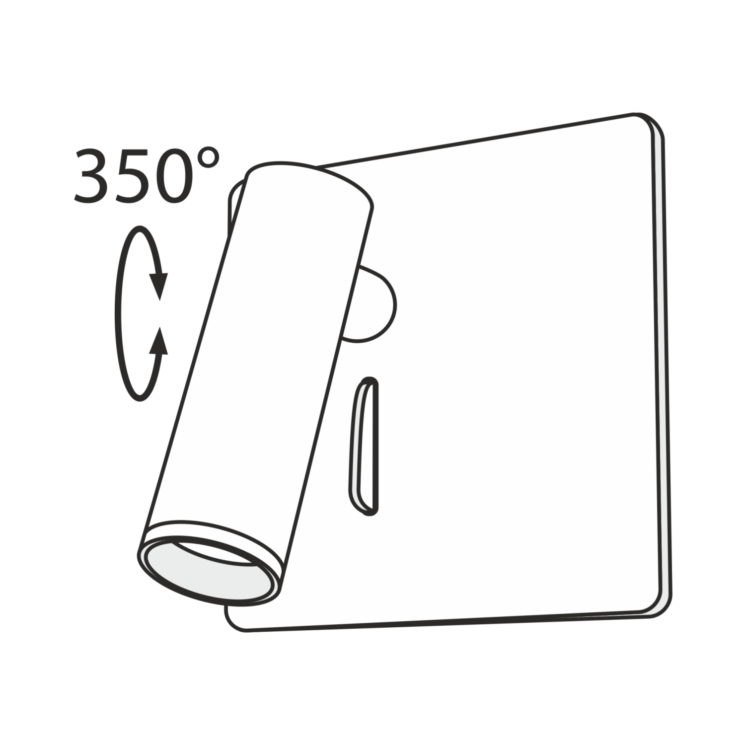 Maytoni Technical Mirax Настенный светильник (бра) цвет: белый C040WL-L3W3K