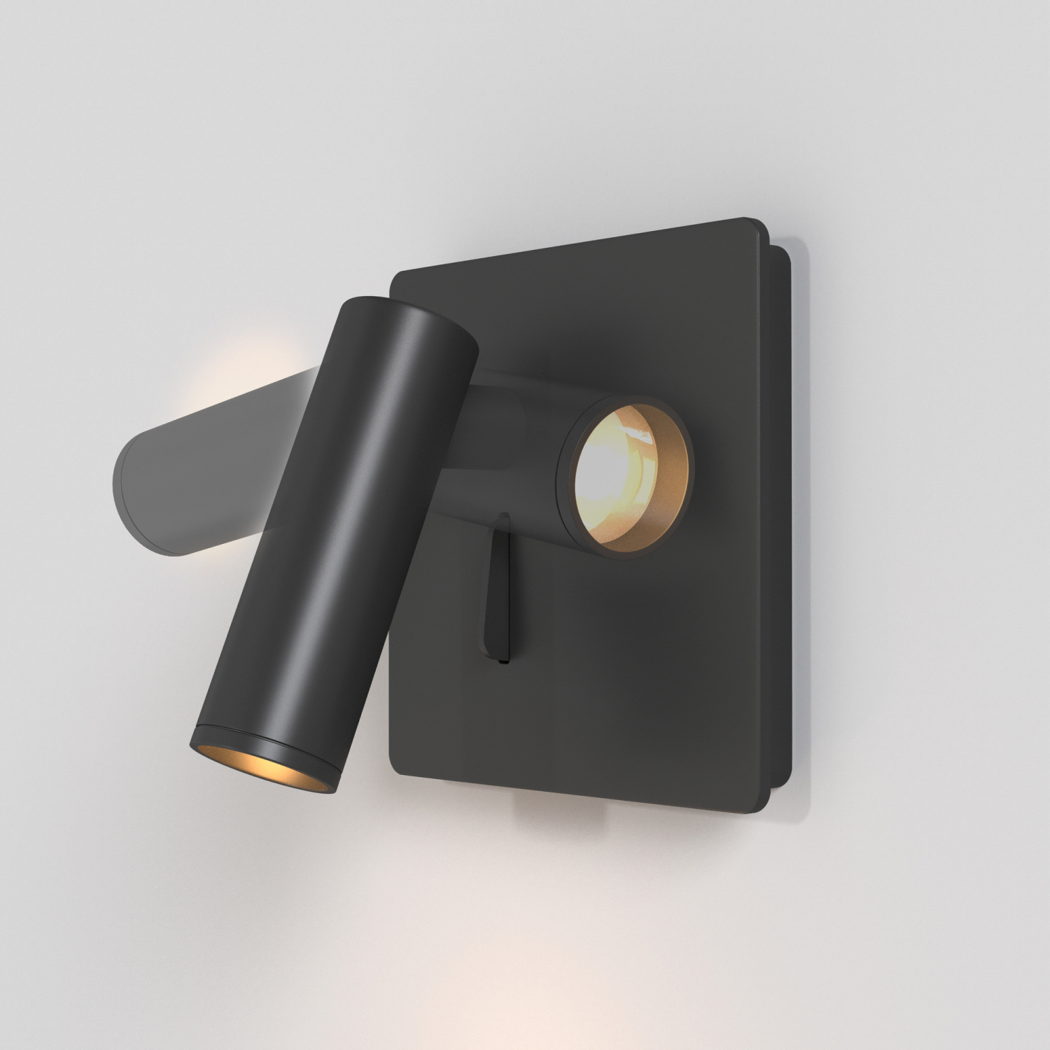 Maytoni Technical Mirax Настенный светильник (бра) цвет: черный C040WL-L3B3K