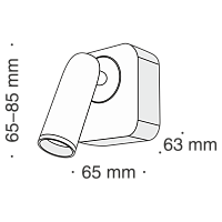 Maytoni Technical Mirax Настенный светильник (бра) цвет: белый C039WL-L3W3K