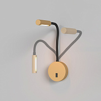 Maytoni Technical Stem Настенный светильник (бра) цвет: матовое золото C035WL-L3MG3K