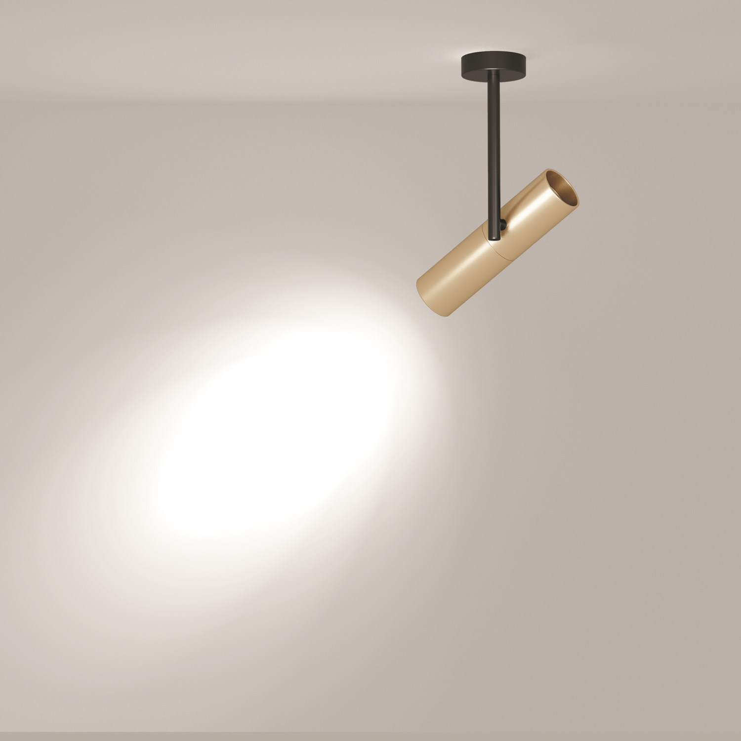 Maytoni Technical Elti Потолочный светильник цвет: черный с золотом C020CL-01GB
