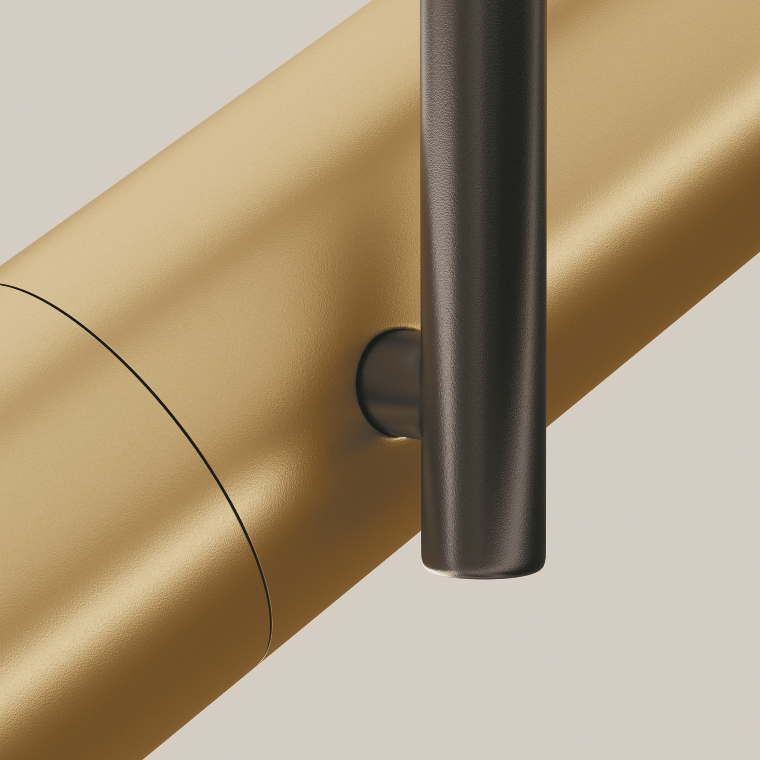 Maytoni Technical Elti Потолочный светильник цвет: черный с золотом C020CL-01GB