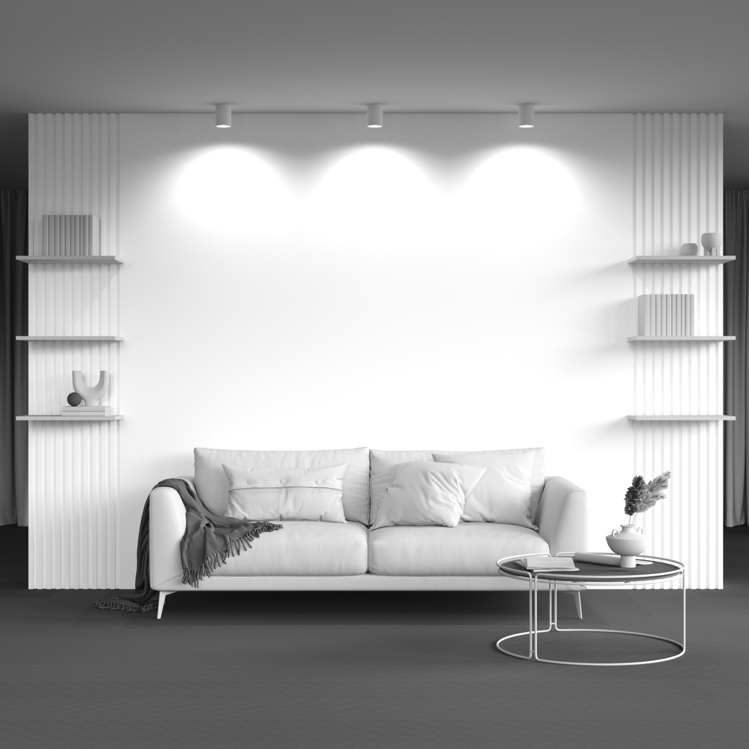 Maytoni Technical Slim Потолочный светильник цвет: белый C012CL-01W