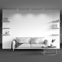 Maytoni Technical Slim Потолочный светильник цвет: белый C013CL-01W